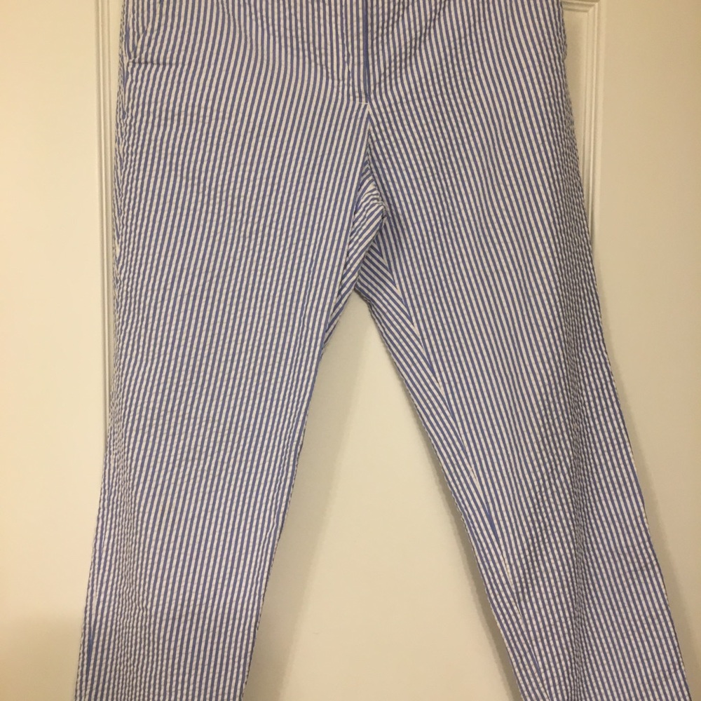 Jcrew seersucker Capri size 6